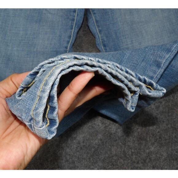 Ella Moss Jeans Straight Leg High Waisted Blue Denim 12/31 - Picture 5 of 12